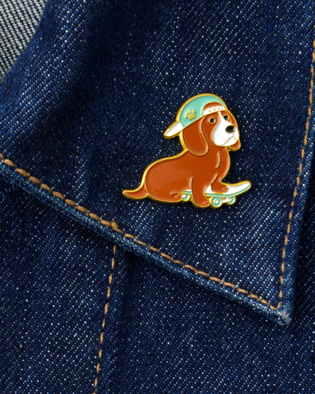 Skate Dog II Enamel Pin