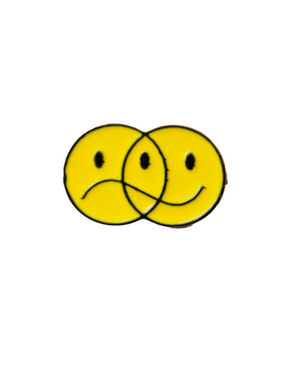 Happy/Sad Enamel Pin