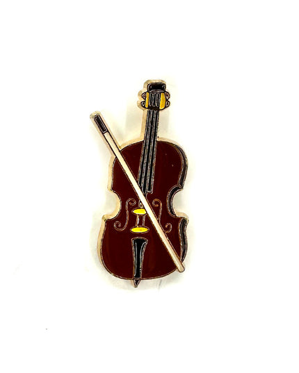 Violin II Design Brooch
