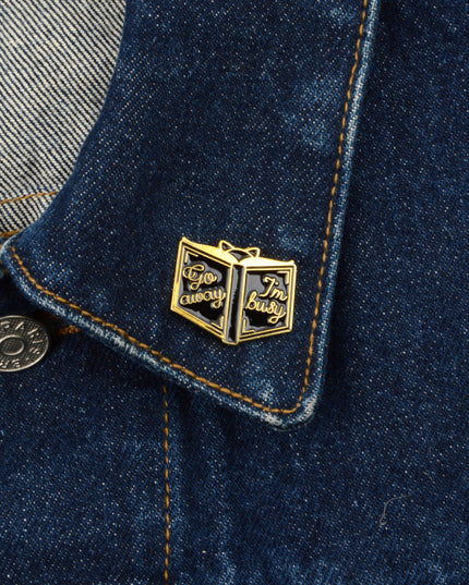 Go Away Badge - Perfect Accessory for Easter and Halloween