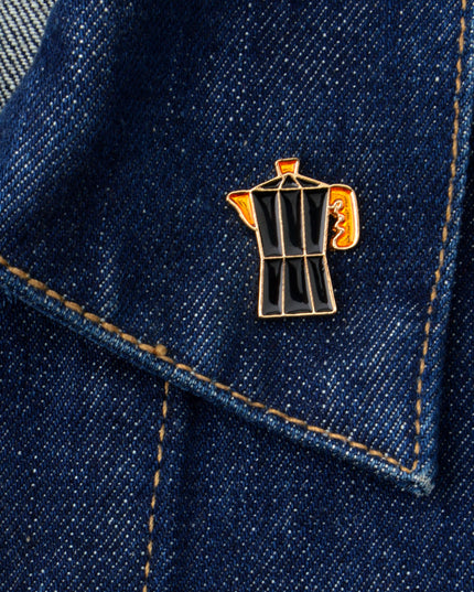 Drip Coffee Enamel Pin