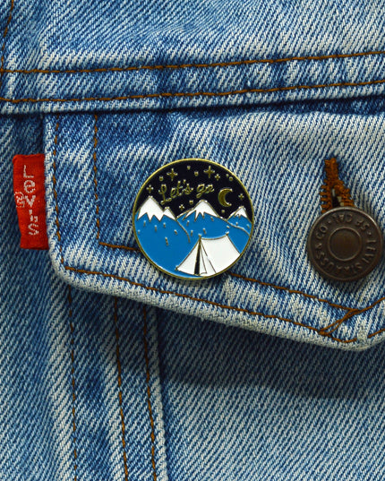 Let's Go Enamel Pin