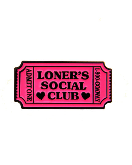Loner's Social Club Pin