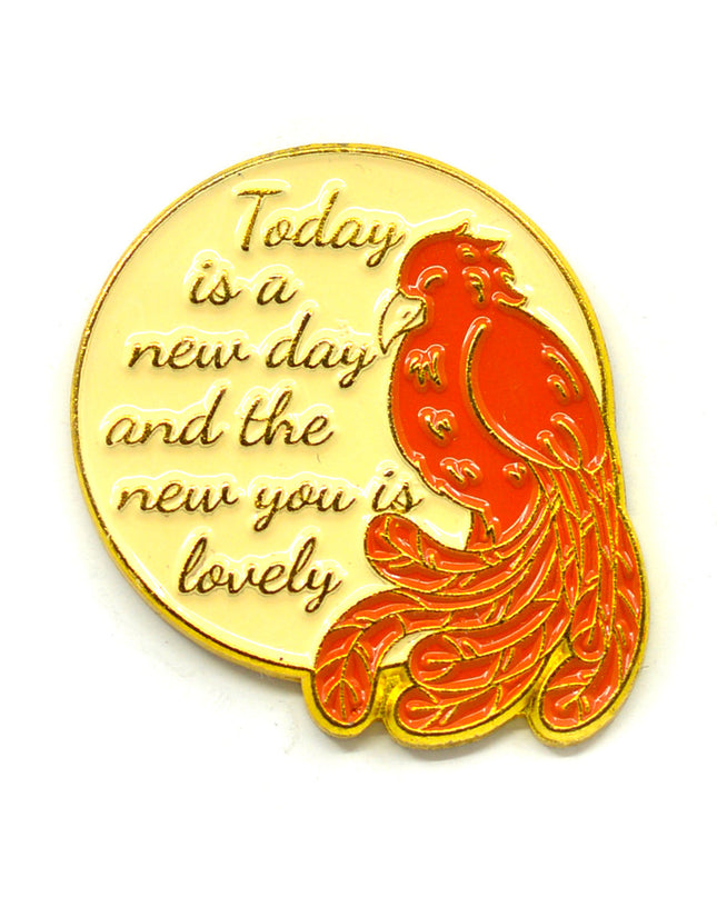 New You Enamel Pin