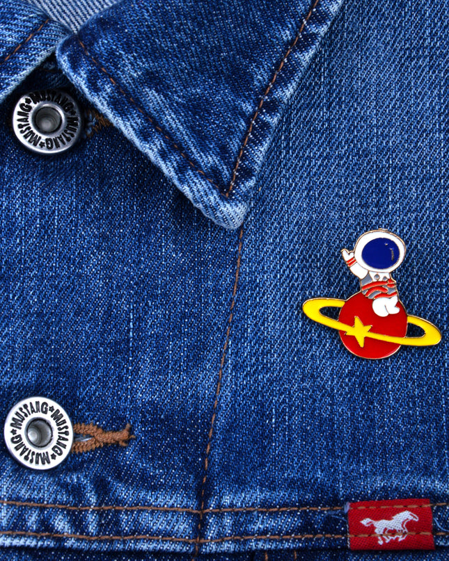 Mars Expedition Badge - Space-Themed Accessory