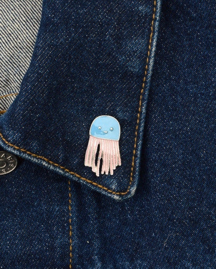 Jellyfish Plush Badge