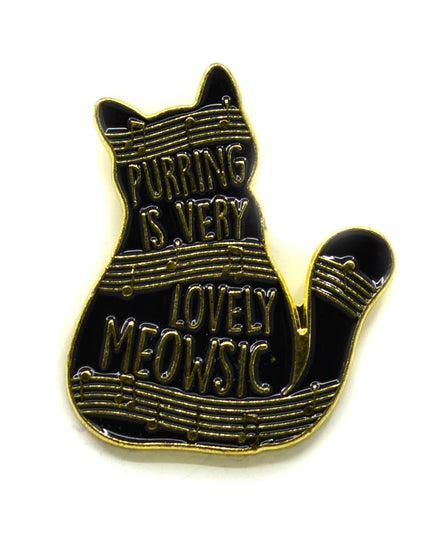 Meowsic Brooch