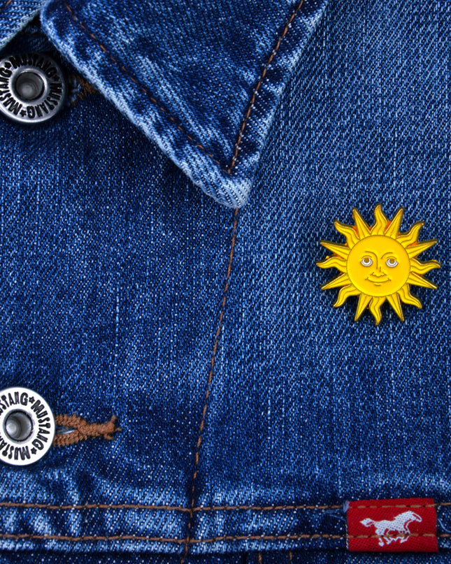 Sun II Enamel Pin