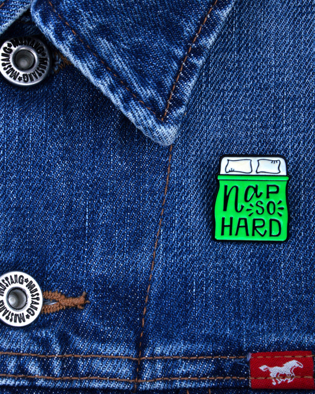 Sun So Hard Pin Badge