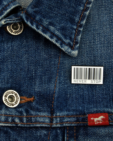 Pin - Never Stop Inspirational Accessory for Everyone