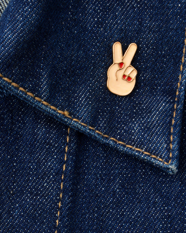 Peace II Enamel Pin