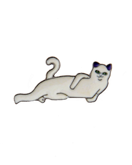 Chill Relaxed Cat Pin