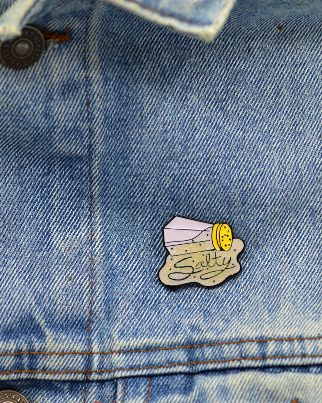 Salty Enamel Pin