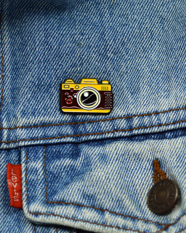 Camera IV Design Brooch