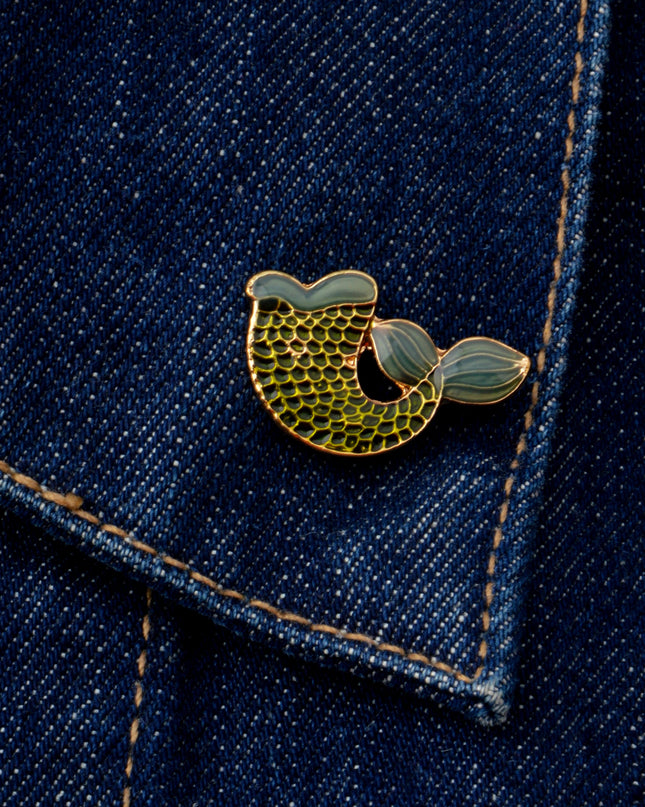 Mermaid Tail Design Pin