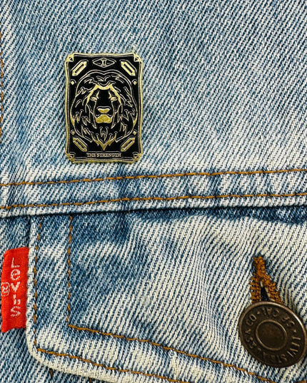 Dark Tarot Strength Brooch