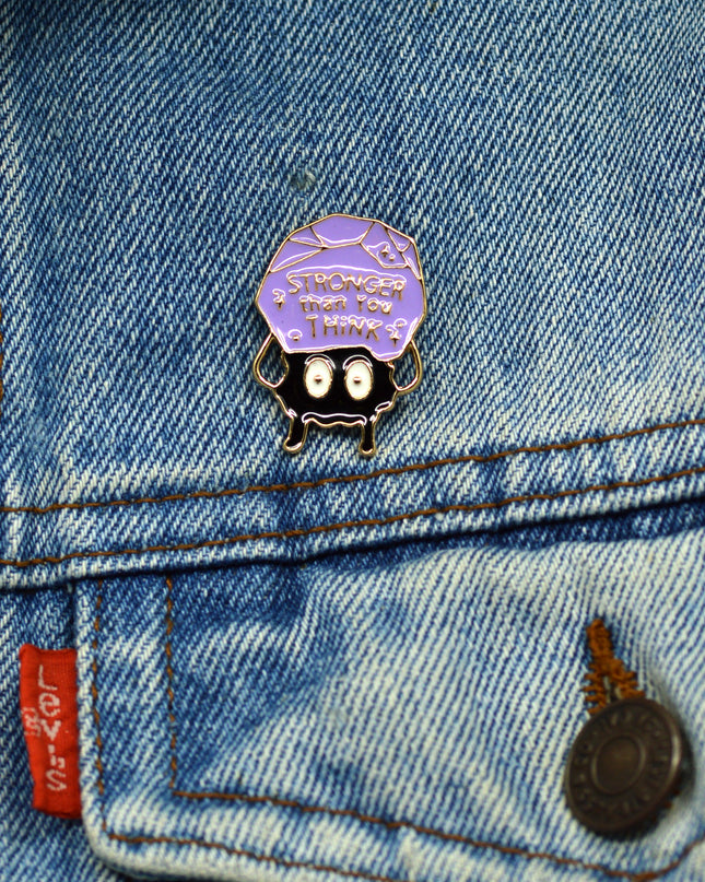 Stronger Enamel Pin