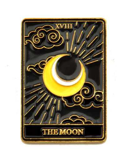 Tarot Pin - The Moon Halloween Accessory