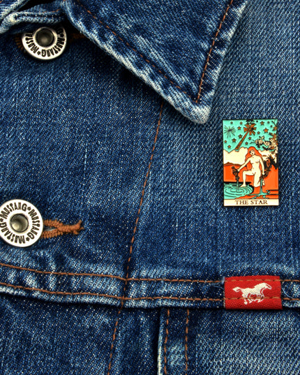 Tarot The Star Two Pin