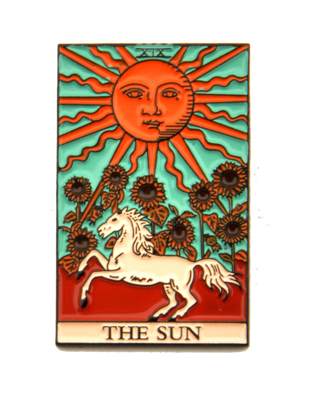 Tarot The Sun Two Pin