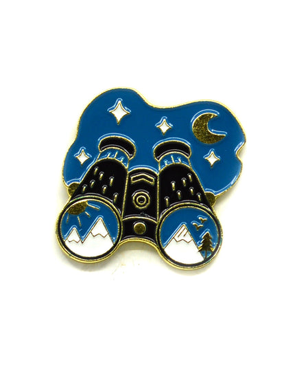 Telescope Enamel Pin