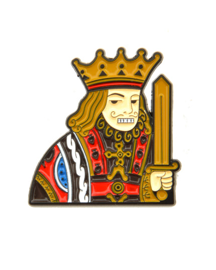 King Design Brooch for Halloween