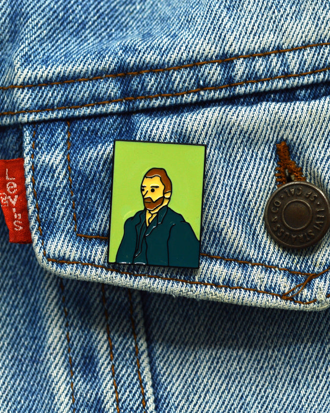 Van Gogh Portrait Brooch