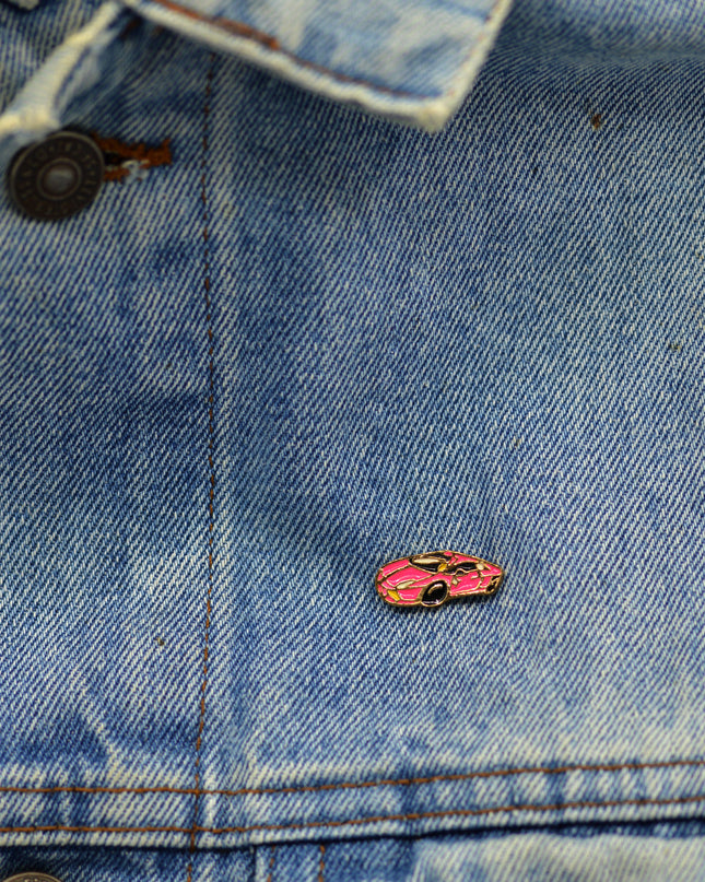 Racing Car Brooch - Sporty and Fun