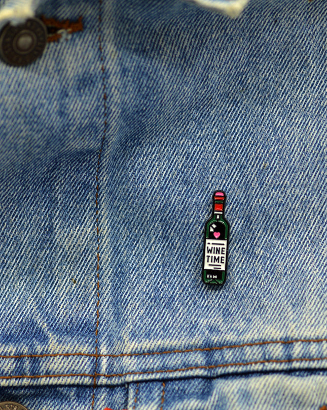 Wine Time Brooch