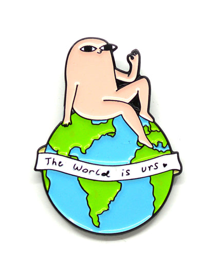 The World is Yours Enamel Pin