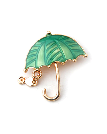 Green Umbrella Pin