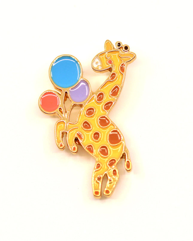 Giraffe Enamel Pin
