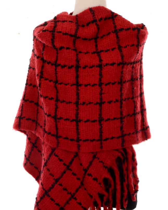 Red Plaid Scarf