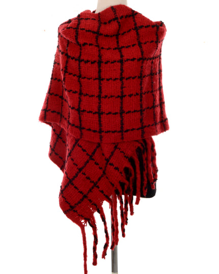 Red Plaid Scarf