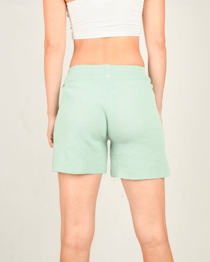 Mint Knitted Shorts