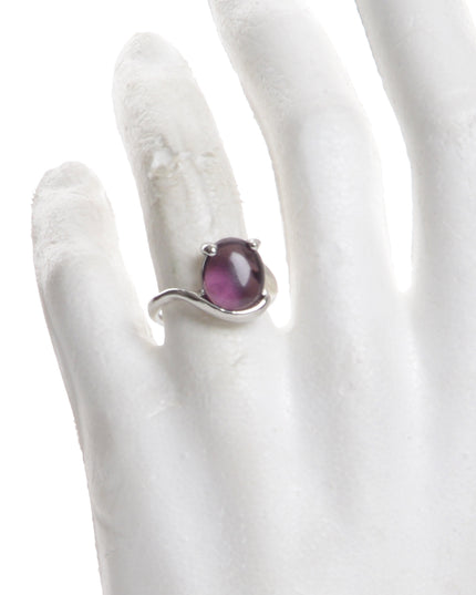 Boho Ring - Purple Oval