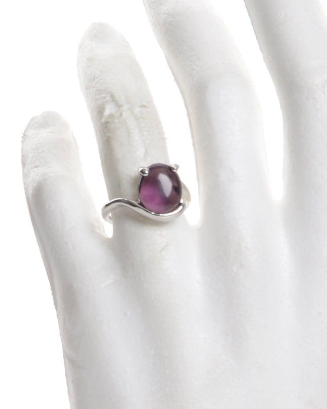 Boho Ring - Purple Oval