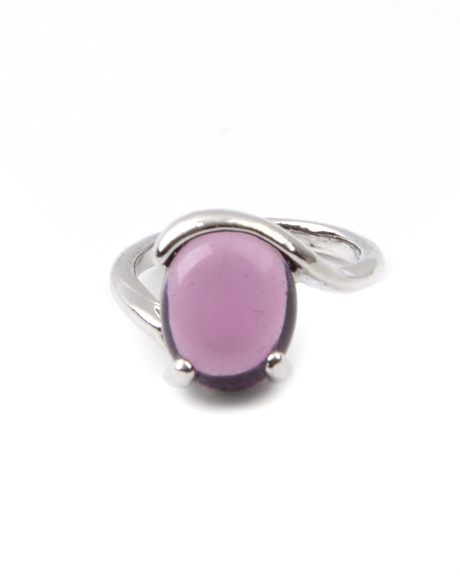 Bohemian Purple Oval Ring