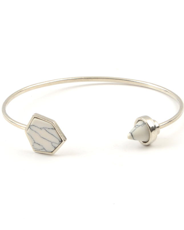 White I Gemstone Bracelet