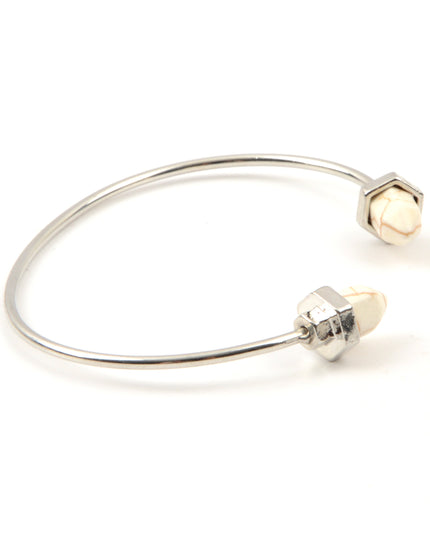 White II Gemstone Bracelet