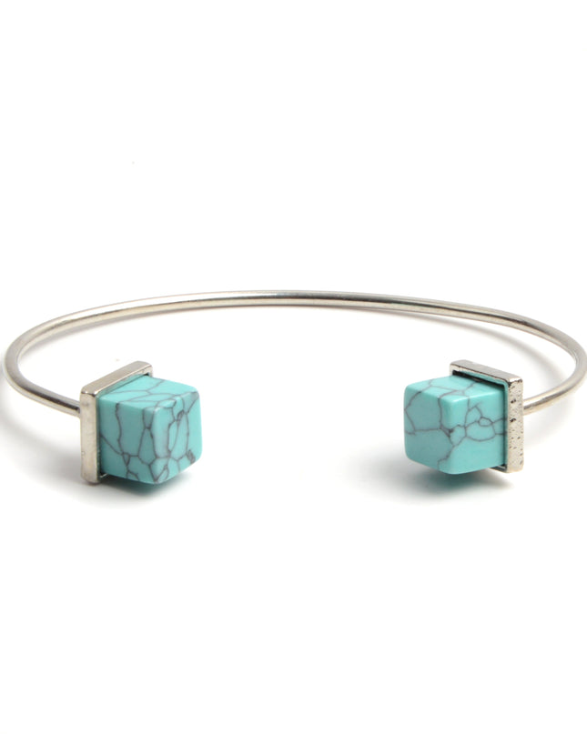 Cube Gemstone Bracelet