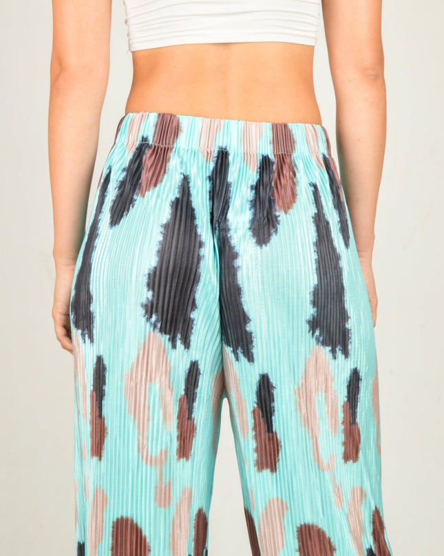 Crepe Pants - Speckled Turquoise | Comfortable for Home