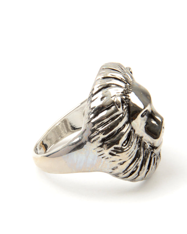 Chrome Lion Ring