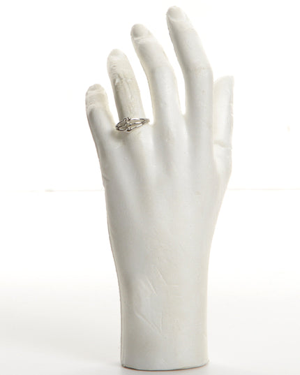 Triple Knot Chrome Ring