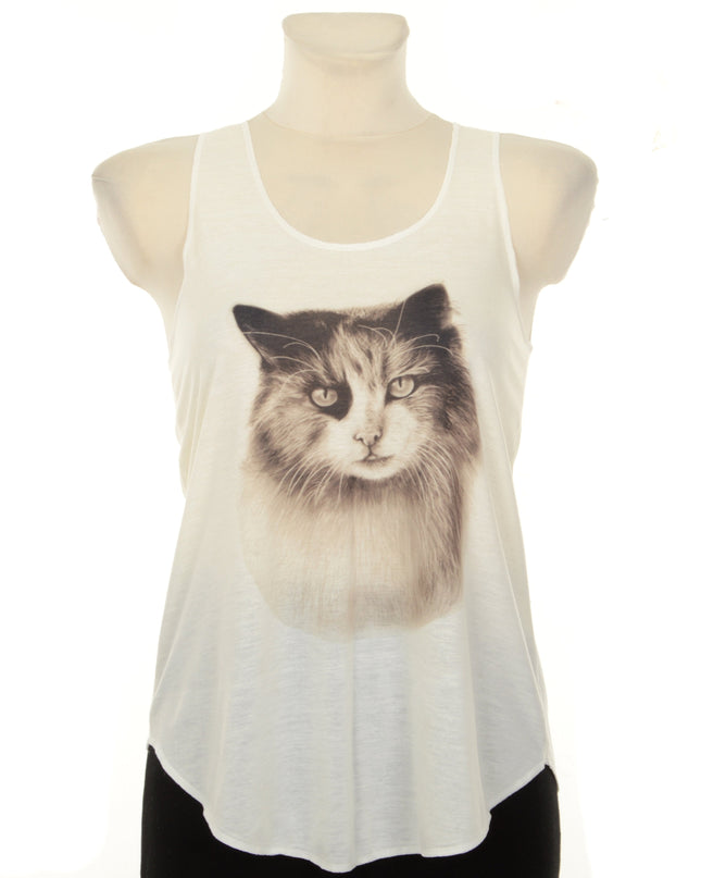 Unisex Cat Circus Loose Tank Top