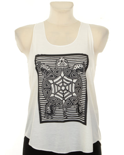 Unisex Turtle Design Loose Tank Top