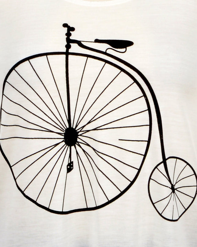 Unisex Bicycle Graphic Loose Tank Top