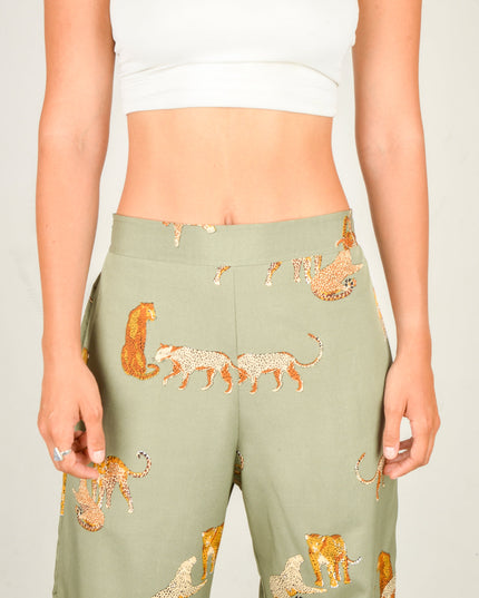 Leopard Trendy Pants