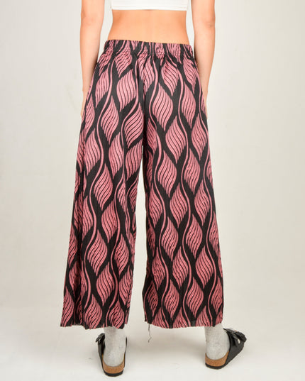 Mauve Leaf Trousers
