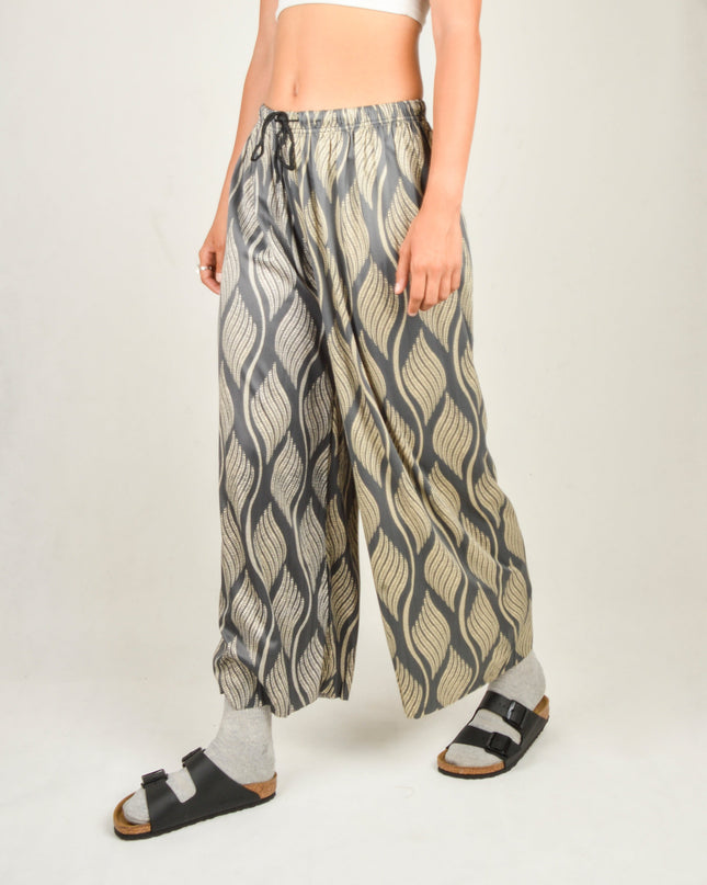 Gray Leaf Pants